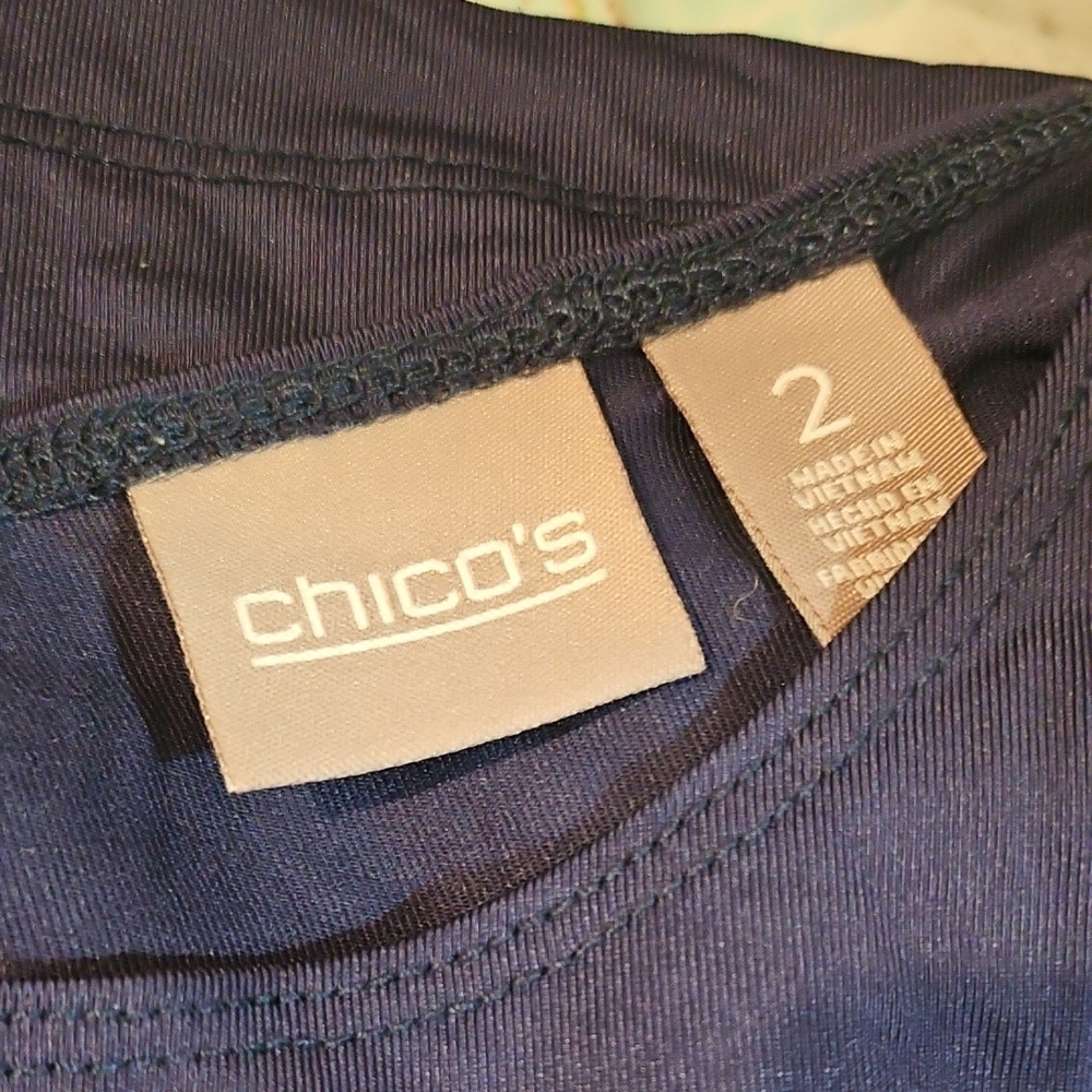 Chico's Classic Navy Tank Top - Picture 2 of 2